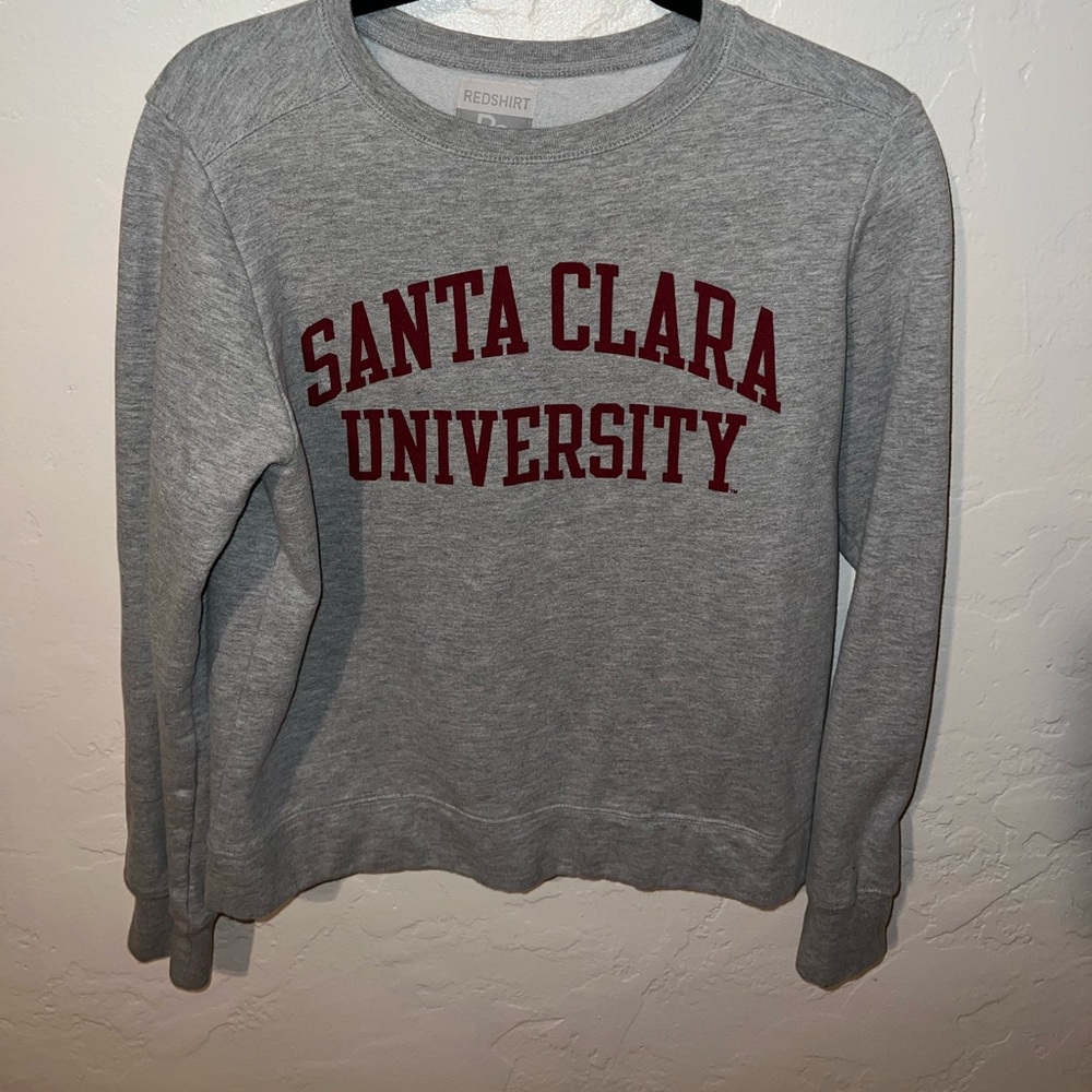 Santa Clara university college grey crewneck